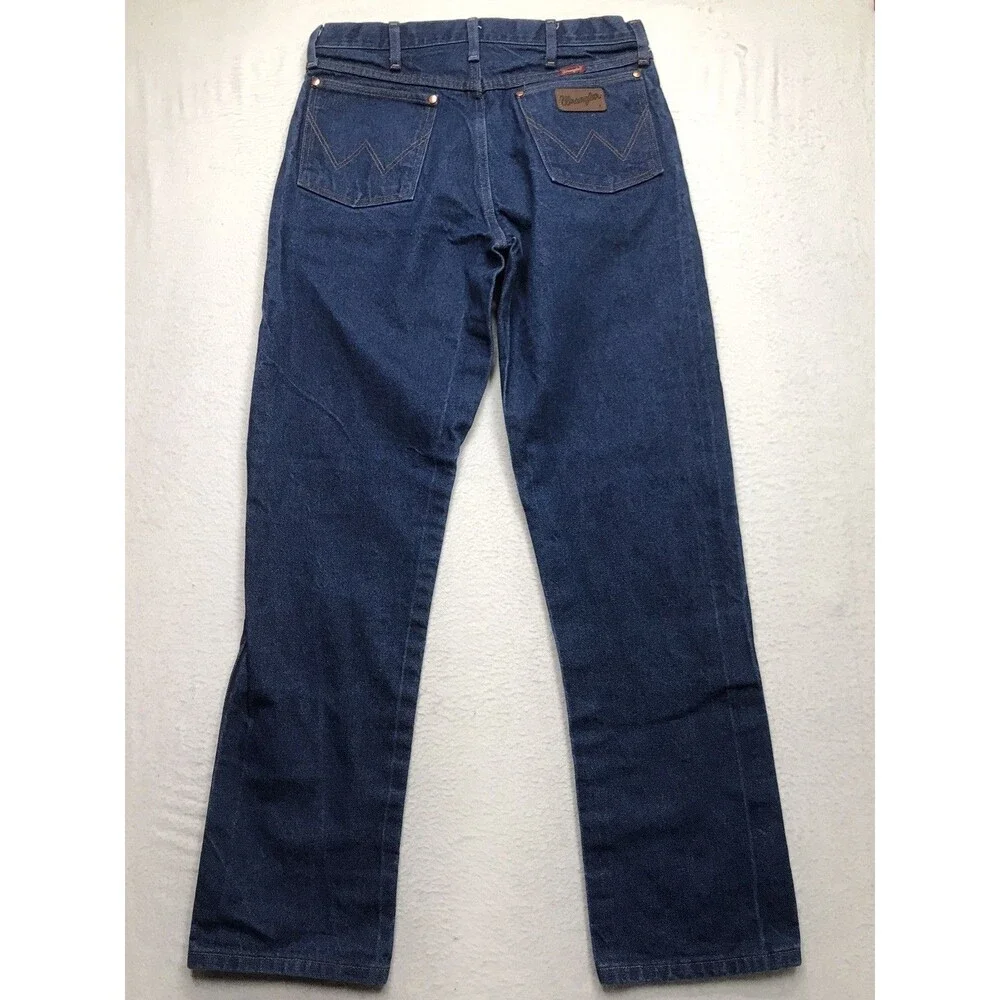 WRANGLER 13MWZ Cowboy Cut Jean Men 33x34 Dark Wash Rodeo Western Mexico
